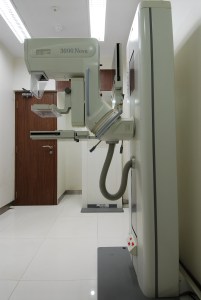 a little lump mammograph machine